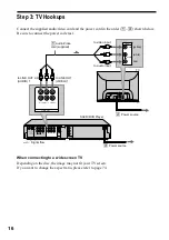 Preview for 16 page of Sony DVP-NS500V Operating Instructions Manual