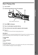 Preview for 17 page of Sony DVP-NS500V Operating Instructions Manual