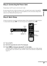 Preview for 27 page of Sony DVP-NS500V Operating Instructions Manual