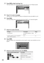 Preview for 28 page of Sony DVP-NS500V Operating Instructions Manual