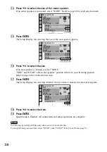 Preview for 30 page of Sony DVP-NS500V Operating Instructions Manual