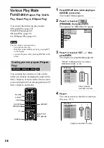 Preview for 38 page of Sony DVP-NS500V Operating Instructions Manual