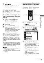 Preview for 47 page of Sony DVP-NS500V Operating Instructions Manual