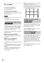 Preview for 48 page of Sony DVP-NS500V Operating Instructions Manual