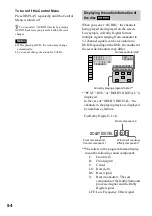 Preview for 54 page of Sony DVP-NS500V Operating Instructions Manual