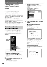 Preview for 64 page of Sony DVP-NS500V Operating Instructions Manual