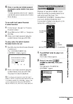 Preview for 65 page of Sony DVP-NS500V Operating Instructions Manual