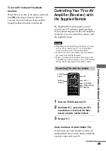 Preview for 69 page of Sony DVP-NS500V Operating Instructions Manual