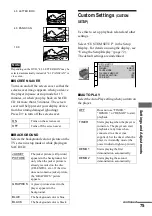 Preview for 75 page of Sony DVP-NS500V Operating Instructions Manual