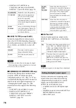 Preview for 78 page of Sony DVP-NS500V Operating Instructions Manual