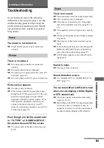 Preview for 83 page of Sony DVP-NS500V Operating Instructions Manual