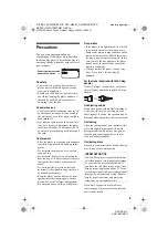 Предварительный просмотр 5 страницы Sony DVP-NS50P Operating Instructions Manual