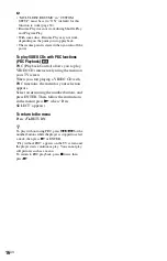 Preview for 16 page of Sony DVP-NS510P Operating Instructions Manual