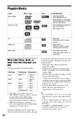 Preview for 36 page of Sony DVP-NS510P Operating Instructions Manual