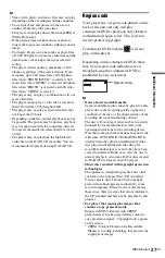 Preview for 37 page of Sony DVP-NS510P Operating Instructions Manual