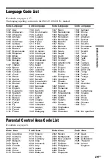 Preview for 39 page of Sony DVP-NS510P Operating Instructions Manual