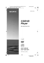 Preview for 1 page of Sony DVP-NS530 Operating Instructions Manual