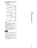 Предварительный просмотр 43 страницы Sony DVP-NS575P Operating Instructions Manual