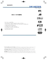 Preview for 1 page of Sony DVP-NS575P Specification Sheet