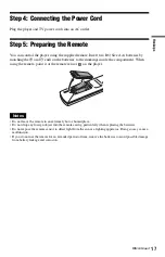 Preview for 17 page of Sony DVP-NS64P Operating Instructions Manual