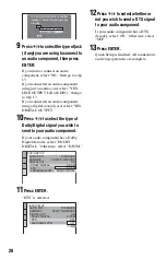 Preview for 20 page of Sony DVP-NS64P Operating Instructions Manual