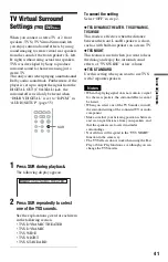 Preview for 41 page of Sony DVP-NS64P Operating Instructions Manual