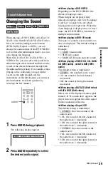 Preview for 39 page of Sony DVP-NS67P Operating Instructions Manual