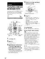 Preview for 24 page of Sony DVP-NS700H Operating Instructions Manual