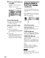 Preview for 54 page of Sony DVP-NS700H Operating Instructions Manual