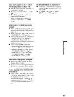 Preview for 65 page of Sony DVP-NS700H Operating Instructions Manual