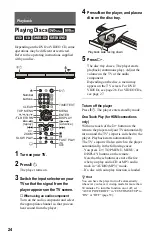 Предварительный просмотр 24 страницы Sony DVP-NS708H Operating Instructions Manual