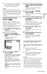 Предварительный просмотр 37 страницы Sony DVP-NS708H Operating Instructions Manual