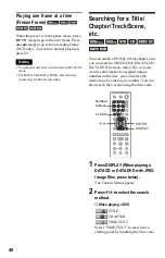 Предварительный просмотр 40 страницы Sony DVP-NS708H Operating Instructions Manual