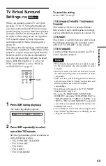 Предварительный просмотр 45 страницы Sony DVP-NS708H Operating Instructions Manual