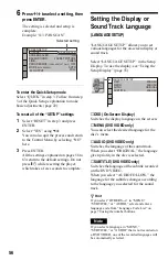 Предварительный просмотр 56 страницы Sony DVP-NS708H Operating Instructions Manual