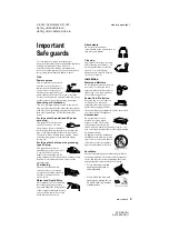 Preview for 3 page of Sony DVP-NS70H - Cd/dvd Player Operating Instructions Manual