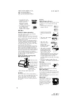 Preview for 4 page of Sony DVP-NS70H - Cd/dvd Player Operating Instructions Manual