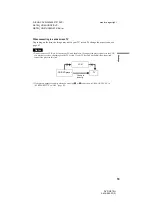 Preview for 19 page of Sony DVP-NS70H - Cd/dvd Player Operating Instructions Manual