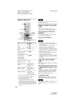 Preview for 26 page of Sony DVP-NS70H - Cd/dvd Player Operating Instructions Manual