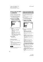 Preview for 32 page of Sony DVP-NS70H - Cd/dvd Player Operating Instructions Manual