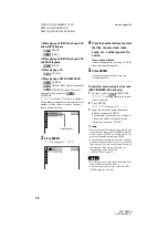 Preview for 36 page of Sony DVP-NS70H - Cd/dvd Player Operating Instructions Manual