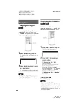 Preview for 44 page of Sony DVP-NS70H - Cd/dvd Player Operating Instructions Manual