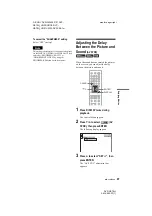 Preview for 47 page of Sony DVP-NS70H - Cd/dvd Player Operating Instructions Manual