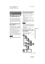 Preview for 49 page of Sony DVP-NS70H - Cd/dvd Player Operating Instructions Manual