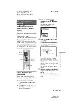 Preview for 55 page of Sony DVP-NS70H - Cd/dvd Player Operating Instructions Manual