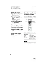 Preview for 58 page of Sony DVP-NS70H - Cd/dvd Player Operating Instructions Manual