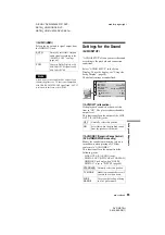 Preview for 65 page of Sony DVP-NS70H - Cd/dvd Player Operating Instructions Manual