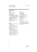 Preview for 74 page of Sony DVP-NS70H - Cd/dvd Player Operating Instructions Manual