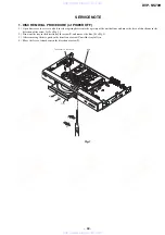 Предварительный просмотр 5 страницы Sony DVP-NS70H - Cd/dvd Player Service Manual