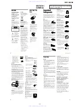 Предварительный просмотр 6 страницы Sony DVP-NS70H - Cd/dvd Player Service Manual